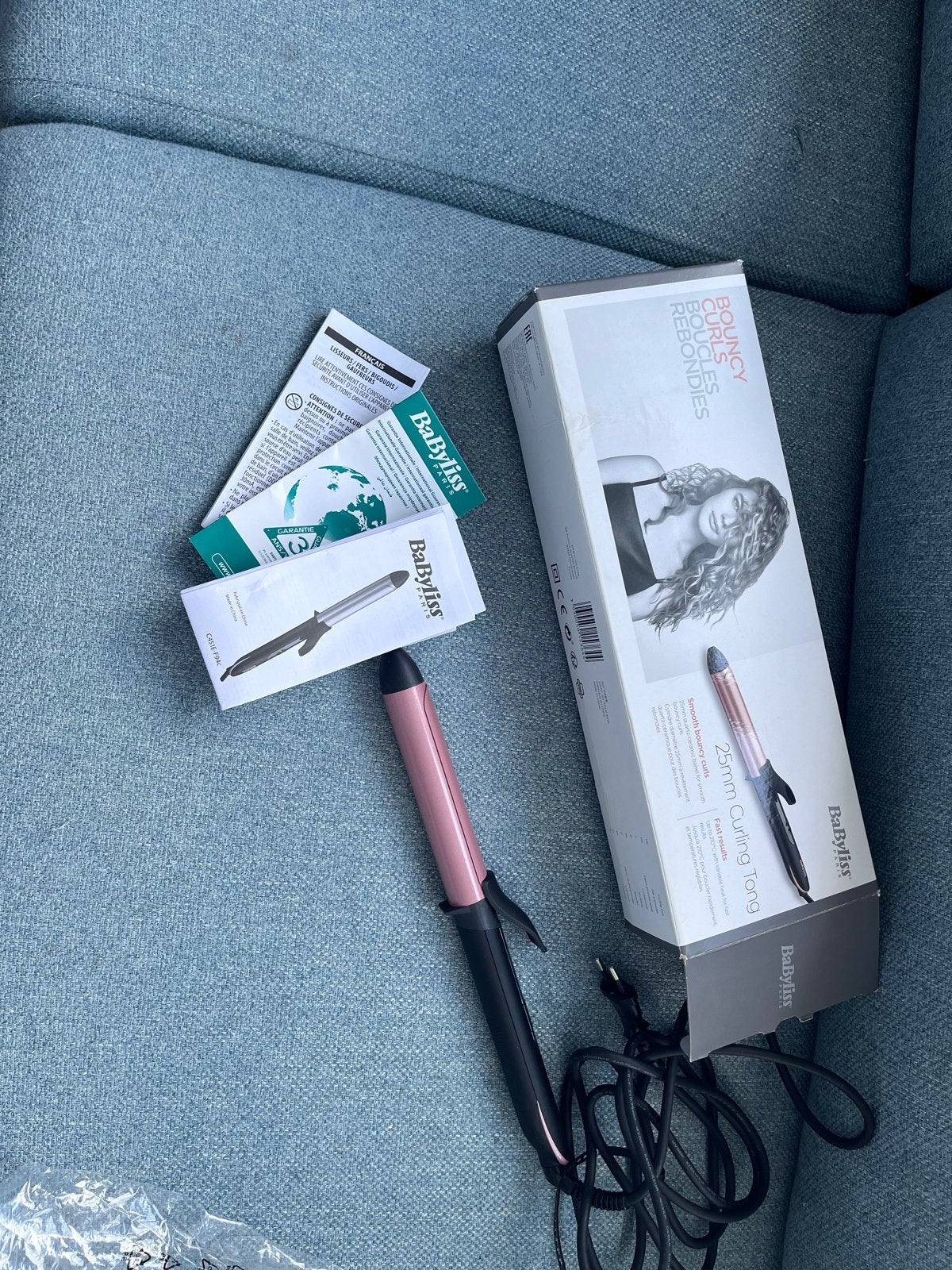 Babyliss 25mm Krultang -  nieuw, Ophalen, Nieuw, Haarverzorging