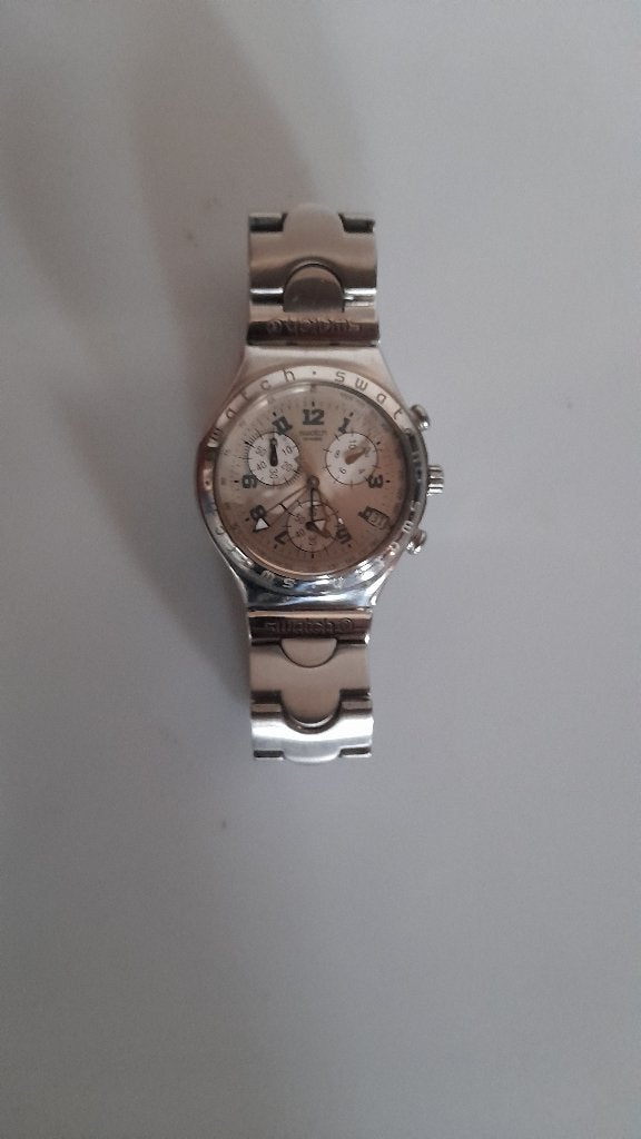 Swatch horloge, Staal, Staal, Polshorloge, Swatch