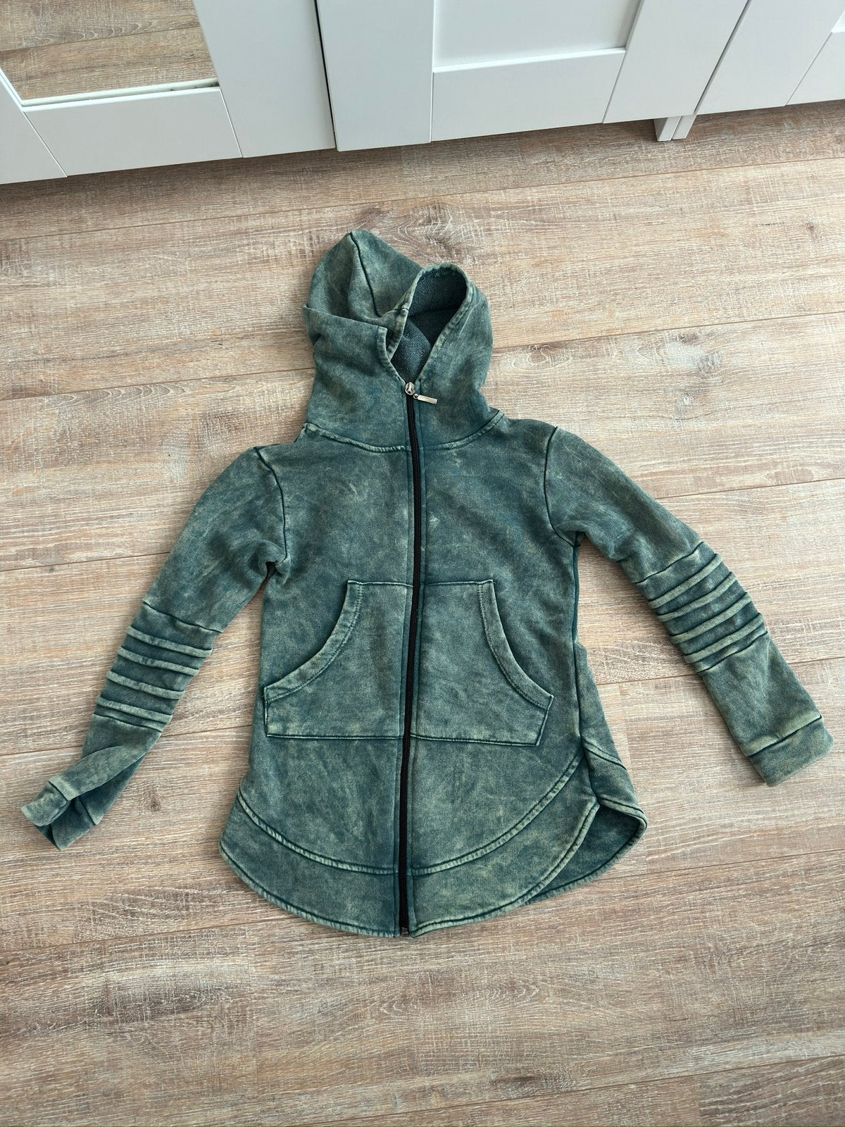 Biker vest leger groen maat 134, Ophalen of Verzenden, Zo goed als nieuw, Jongen, Trui of Vest