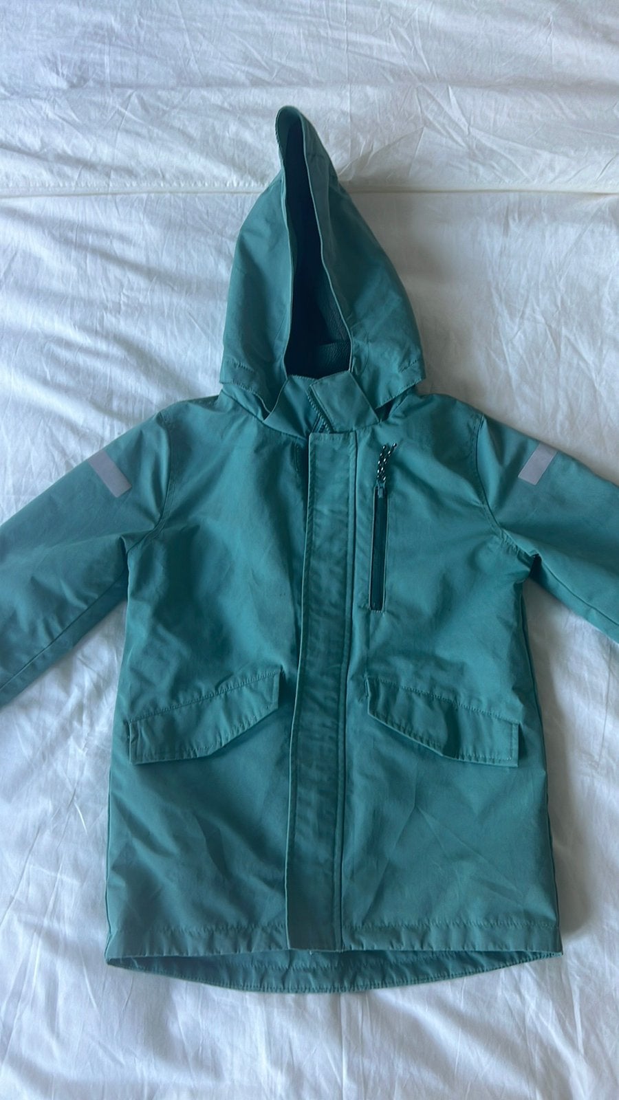 Jongens herfst jas groen maat 128, Kinderen en Baby's, Ophalen of Verzenden, Zo goed als nieuw, Jongetje, Jasje