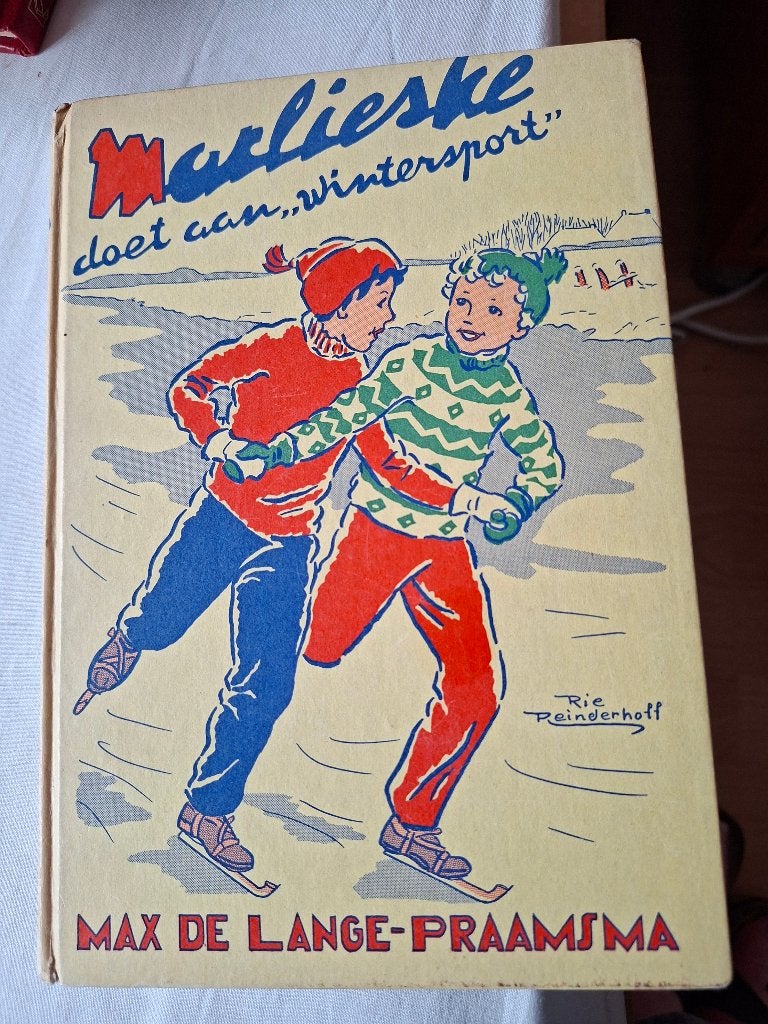 Marlieske doet aan "wintersport" door Max de Lange-Praamsma, Ophalen of Verzenden