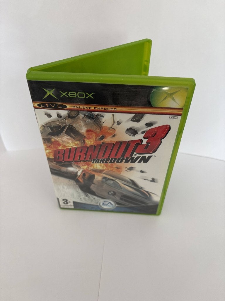Burnout 3: Takedown Xbox Compleet CIB, Racen en Vliegen, Ophalen of Verzenden, Zo goed als nieuw, 3 spelers of meer