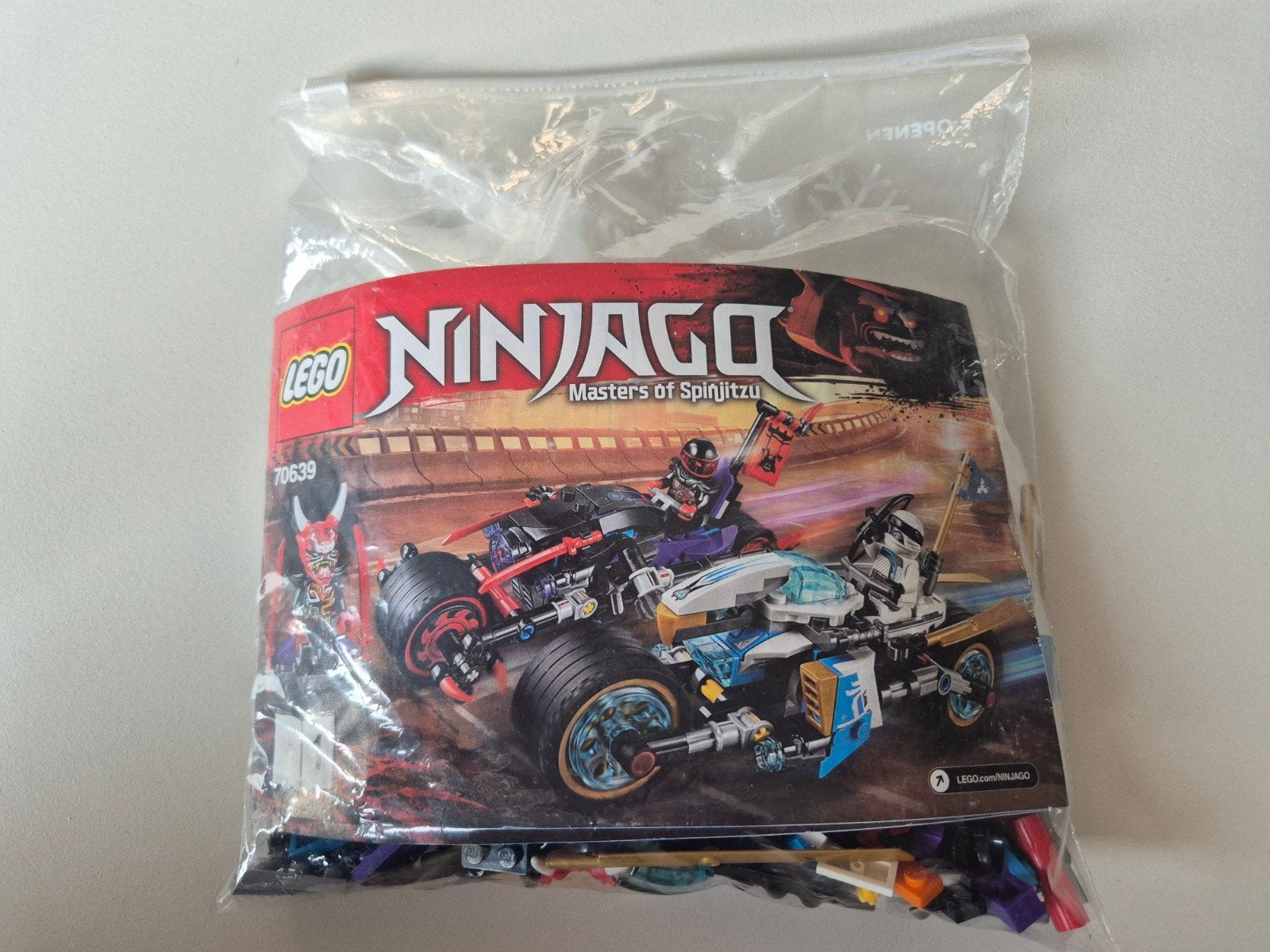 Lego Ninjago 70639 - Volledig compleet met figuren en instru, Compleet, Lego, Ophalen of Verzenden, Zo goed als nieuw