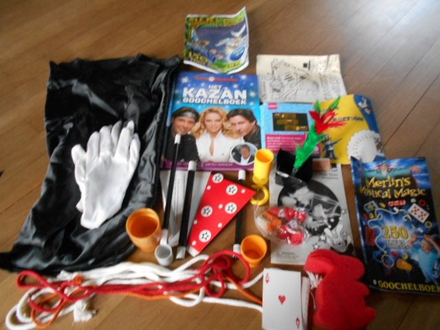 Goochelspullen met goochelboekjes, Ophalen of Verzenden, Zo goed als nieuw, Jongen of Meisje