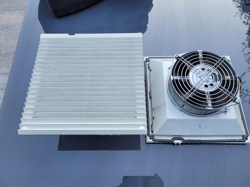 Rittal Ventilator met Viledon Filter 230V - SK 3325 107, Ophalen of Verzenden, Gebruikt, Ventilator