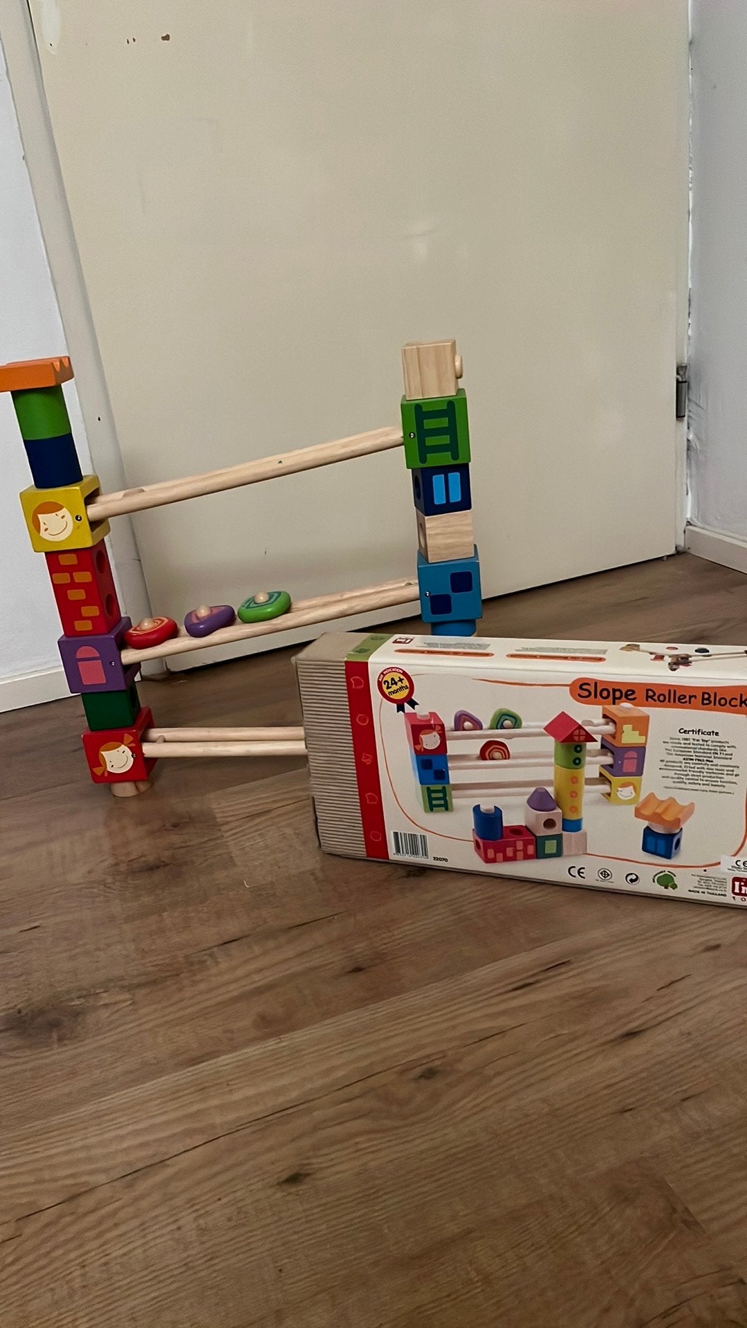 Houten rollerbaan van I’m Toy, Kinderen en Baby's, Speelgoed | Houten speelgoed, Ophalen of Verzenden, Zo goed als nieuw