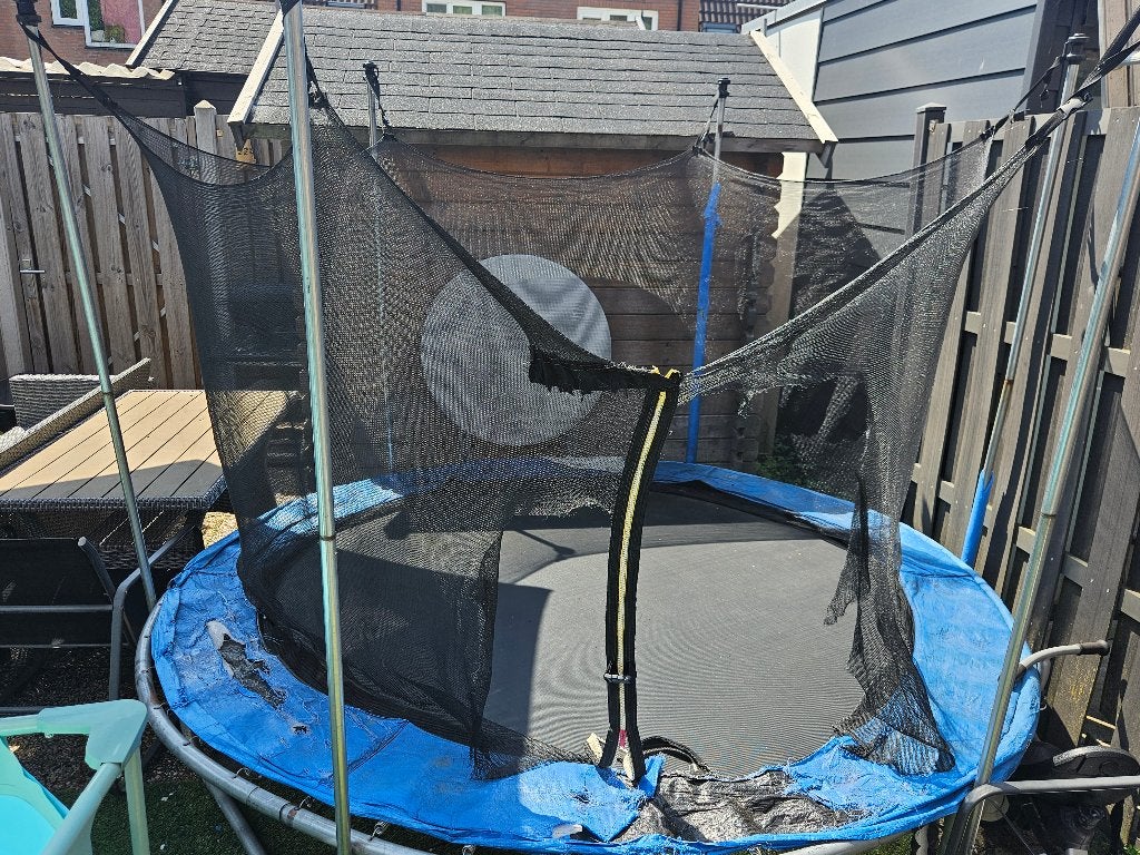 Trampoline, Ophalen, Gebruikt