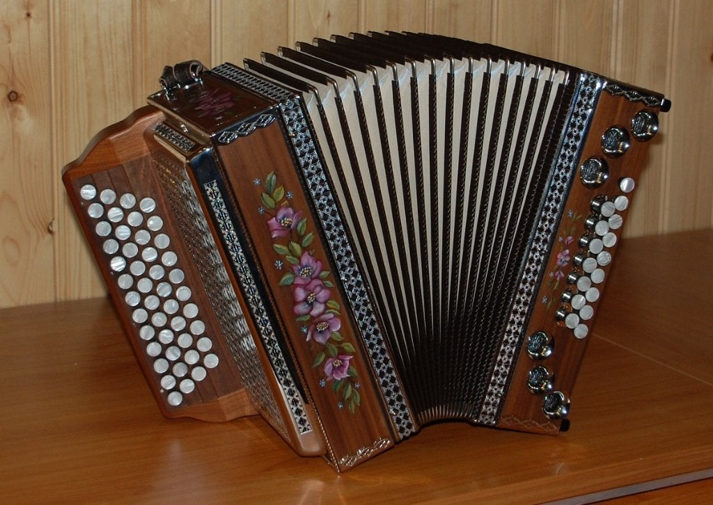 7x Steirische harmonica! Fismen Karntnerland Alpengold Konig, Overige formaten, Met koffer, Zo goed als nieuw, Ophalen