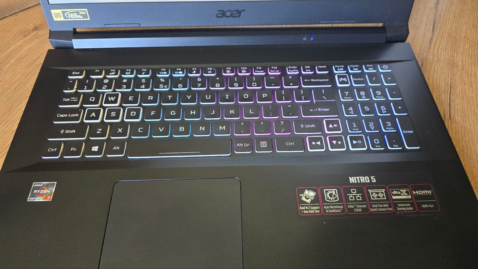 Acer Nitro 5 AN517-41 Gaming Laptop - RTX 3070, 32GB RAM, Computers en Software, Windows Laptops, Ophalen of Verzenden, 17 inch of meer