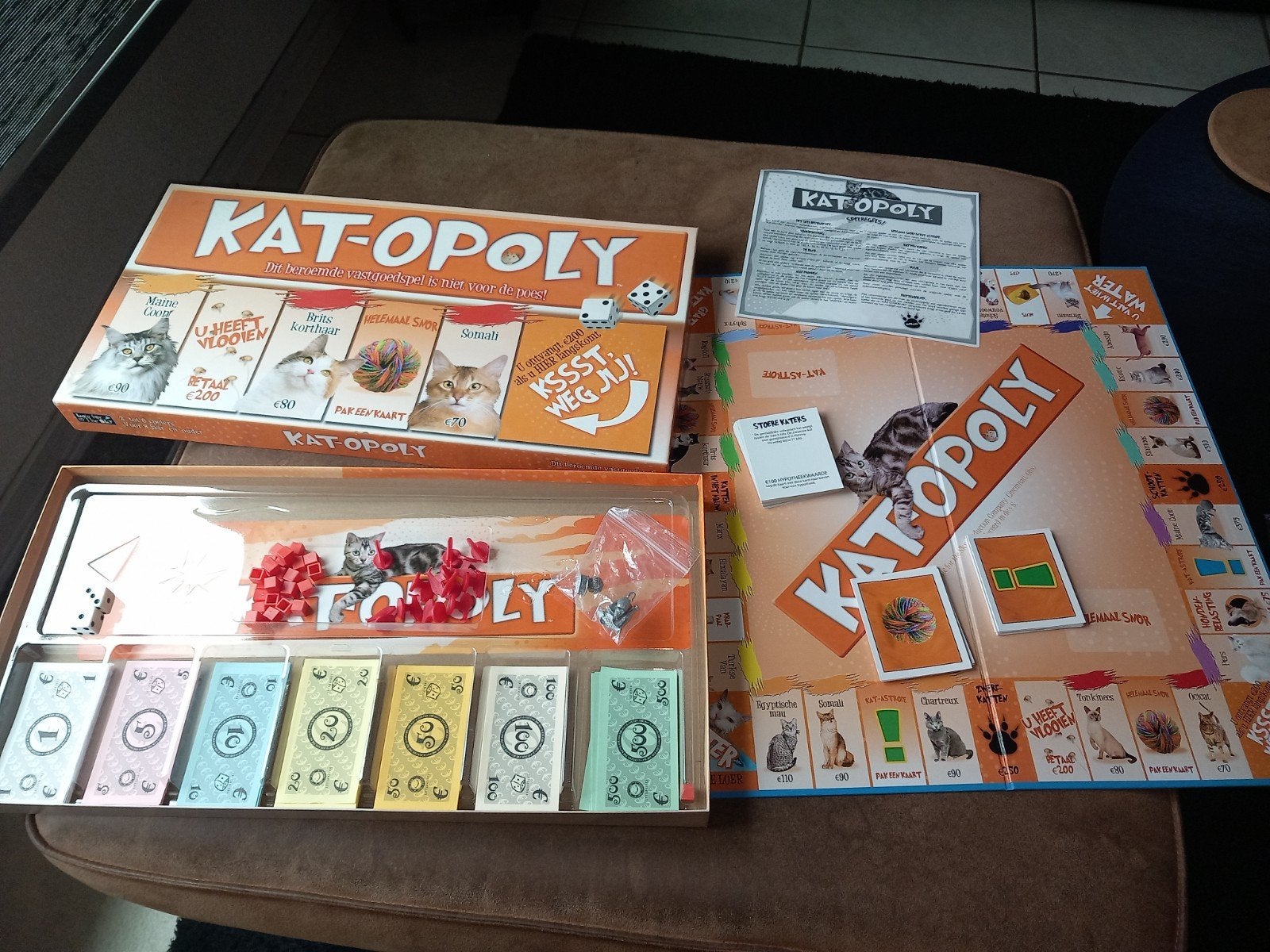 Kat-Opoly Bordspel - Leuk voor kattenliefhebbers!, Ophalen of Verzenden, ., ., .