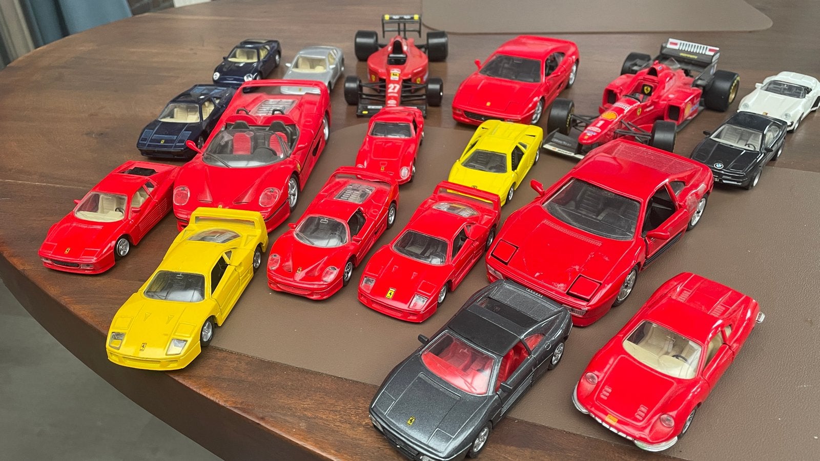 Verzameling Ferrari en andere sportwagen modelauto's, Ophalen of Verzenden, Gebruikt