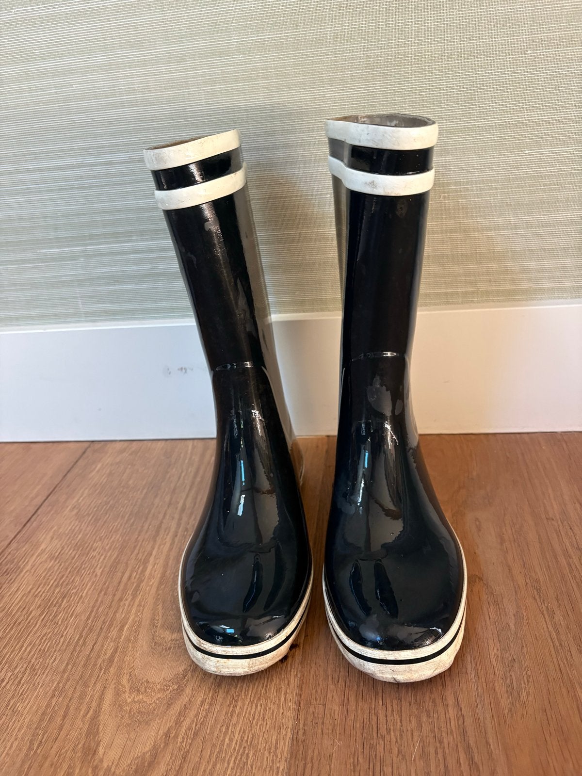 Aigle regenlaarzen - donker blauw mt 35, Gebruikt, Jongen of Meisje, Ophalen of Verzenden, Laarzen