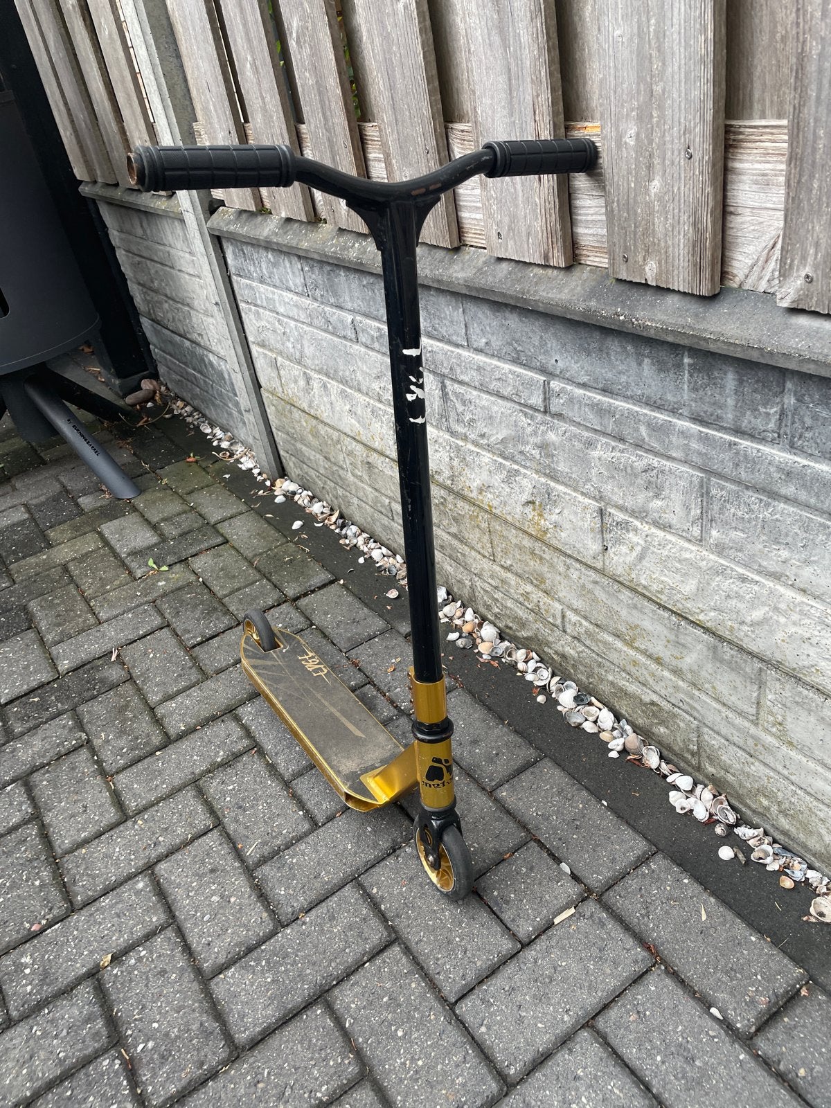 Stuntstep merk edge goud/zwart gebruikt, Ophalen of Verzenden, Gebruikt, Gewone step