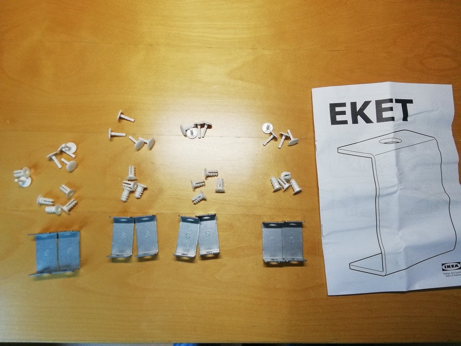 IKEA EKET verbindingsstukken 8 stuks, Ophalen, Zo goed als nieuw