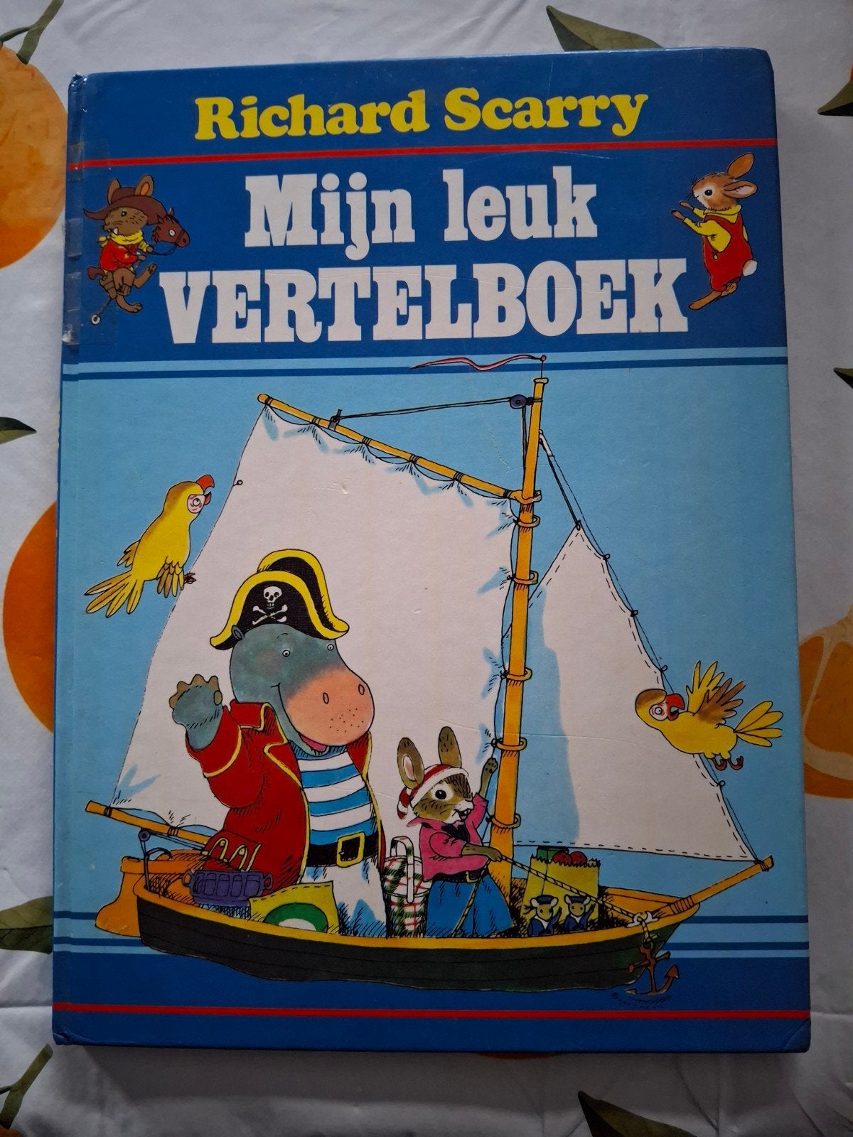 Richard Scarry mijn leuk vertelboek vintage prentenboek, Ophalen of Verzenden, Gelezen, Richard Scarry, Fictie algemeen