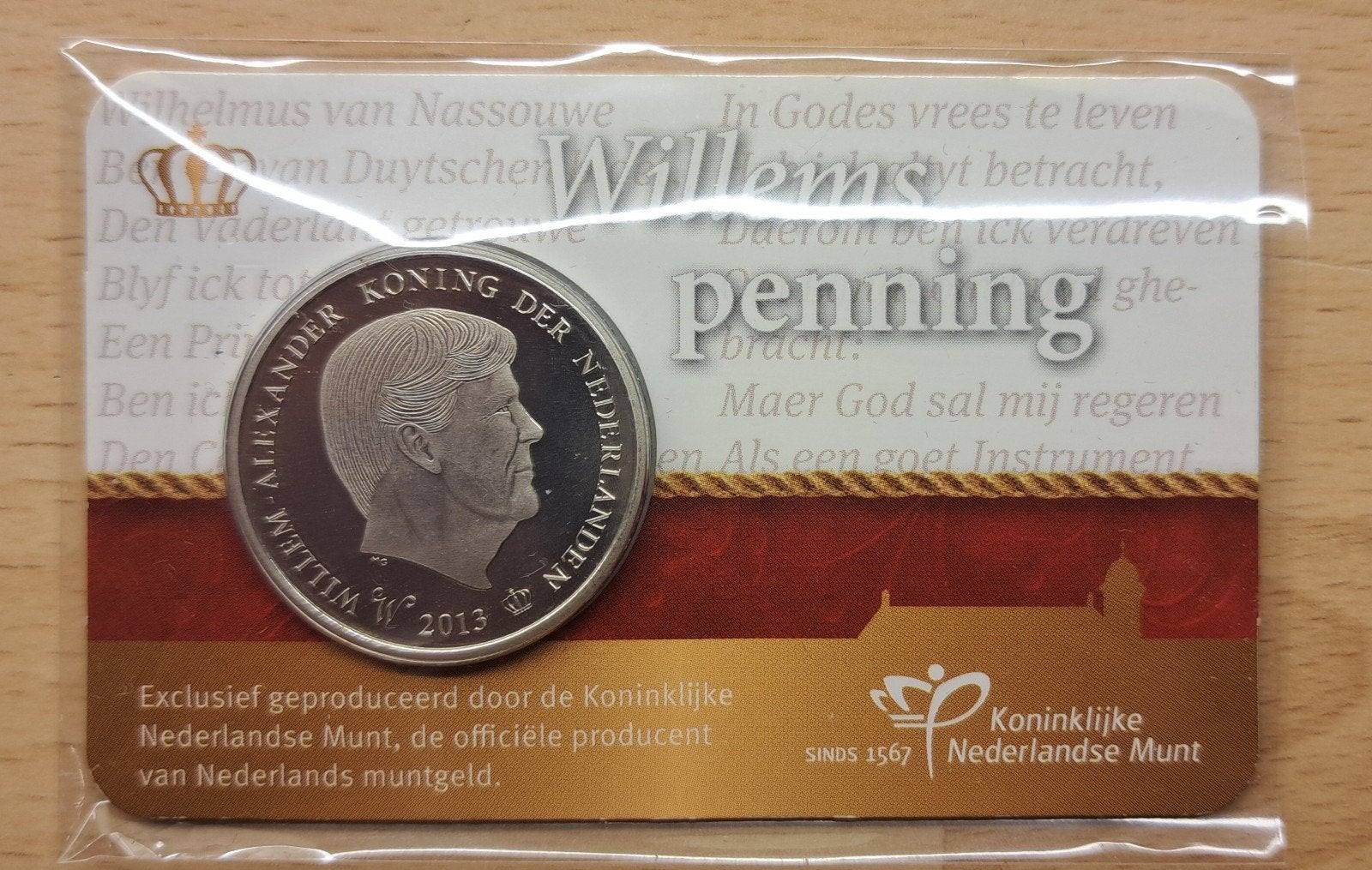 Willemspenning, Postzegels en Munten, Ophalen of Verzenden, Overige materialen