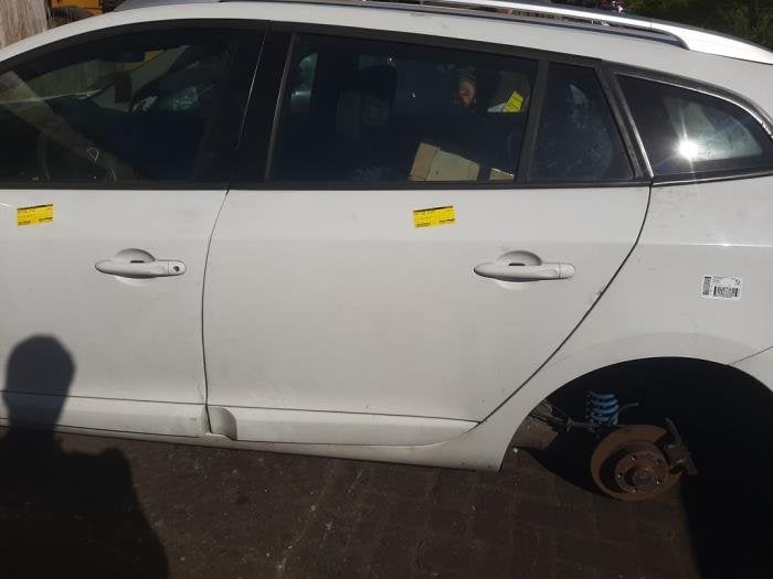 Portier 4Deurs links-achter van een Renault Megane (OV369), Gebruikt, -, -, Ophalen of Verzenden