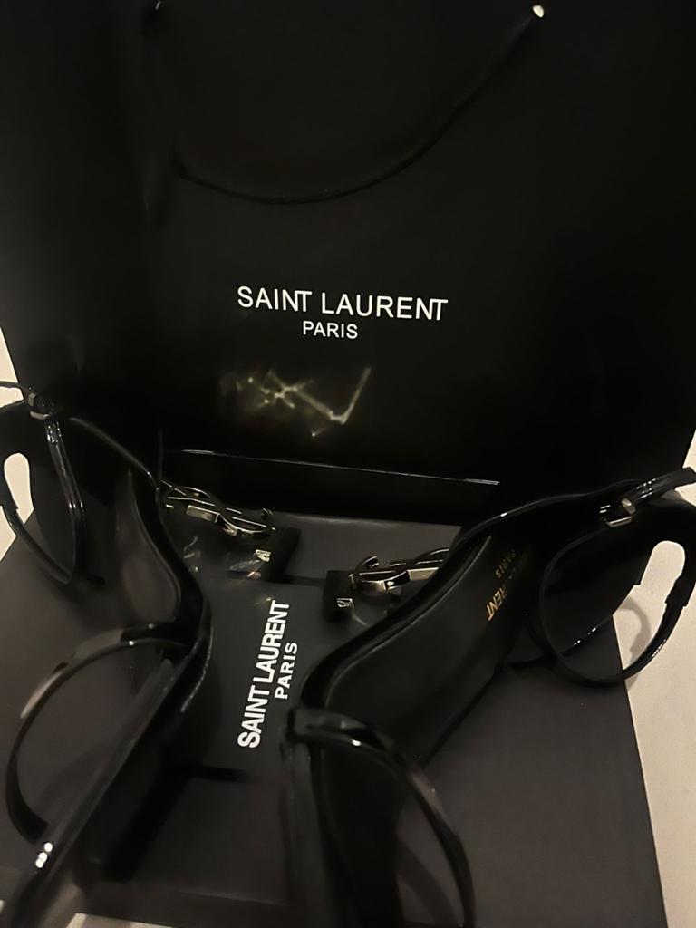 Nieuwe Saint Laurent Opyum Hakken Zwart Lakleer, Kleding | Dames, Schoenen, Ophalen of Verzenden, Zo goed als nieuw, Zwart, Sandalen of Muiltjes