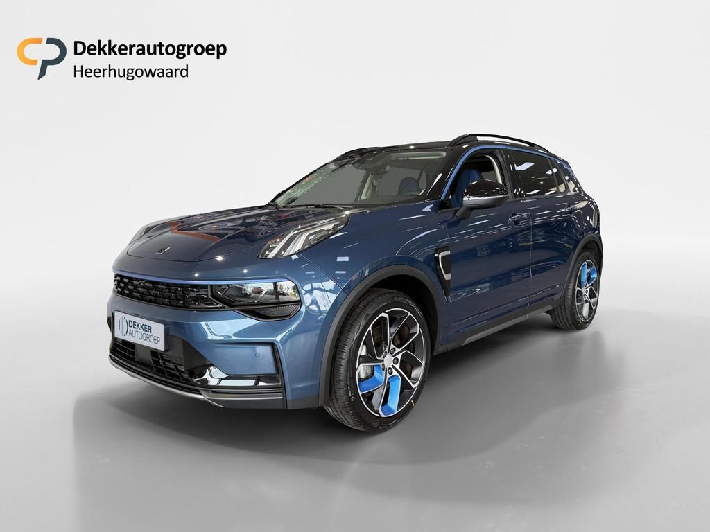 Lynk & Co 01 1.5 260PK 1800KG trekgewicht- Panorama Dak- Sto, Stof, Euro 6, Blauw, Plug-in hybride
