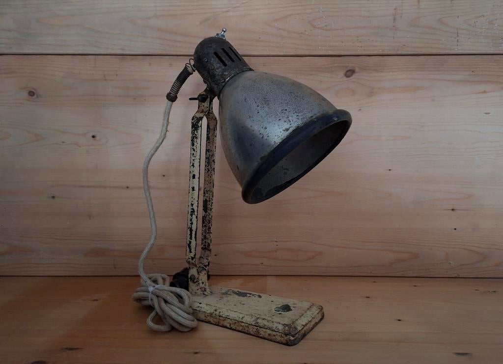 Vintage Johannes Richter Grandiosa bureaulamp, 40cm hoog, Ophalen of Verzenden