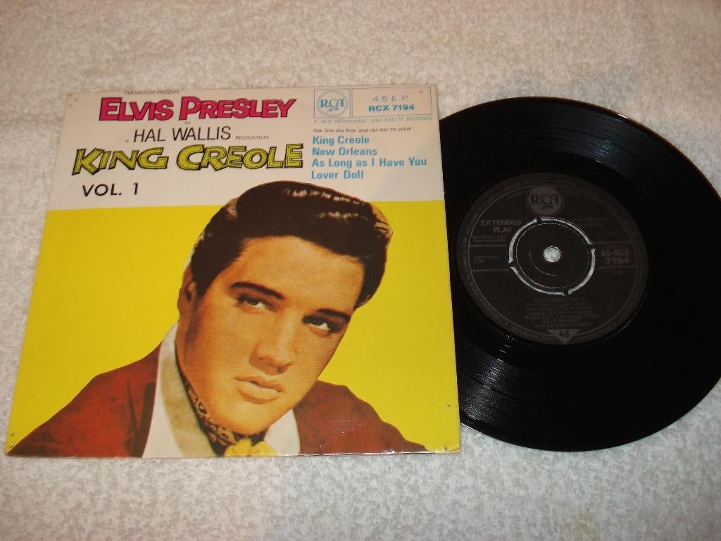 Elvis Presley   EP  King Creole    hoes, Ophalen of Verzenden, Zo goed als nieuw, Pop, EP