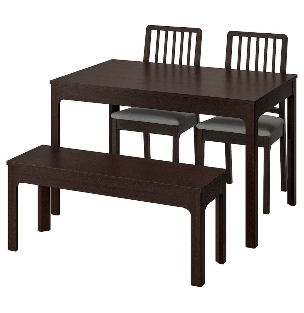 Ikea Ekedalen set - Donkerbruin, Huis en Inrichting, Tafels | Eettafels, Ophalen, Gebruikt, 100 tot 150 cm, 50 tot 100 cm