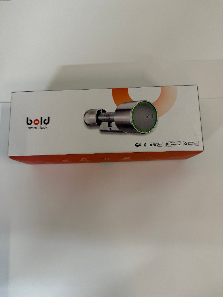 Bold Cilinder - Bold Smart Lock SX-65- Slim deurslot - RVS, Ophalen, Zo goed als nieuw, Rvs, Slot