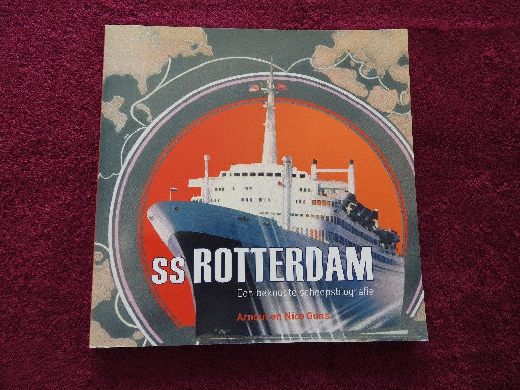 ss Rotterdam - Een beknopte scheepsbiografie, Ophalen of Verzenden, Zo goed als nieuw, Kaart, Foto of Prent