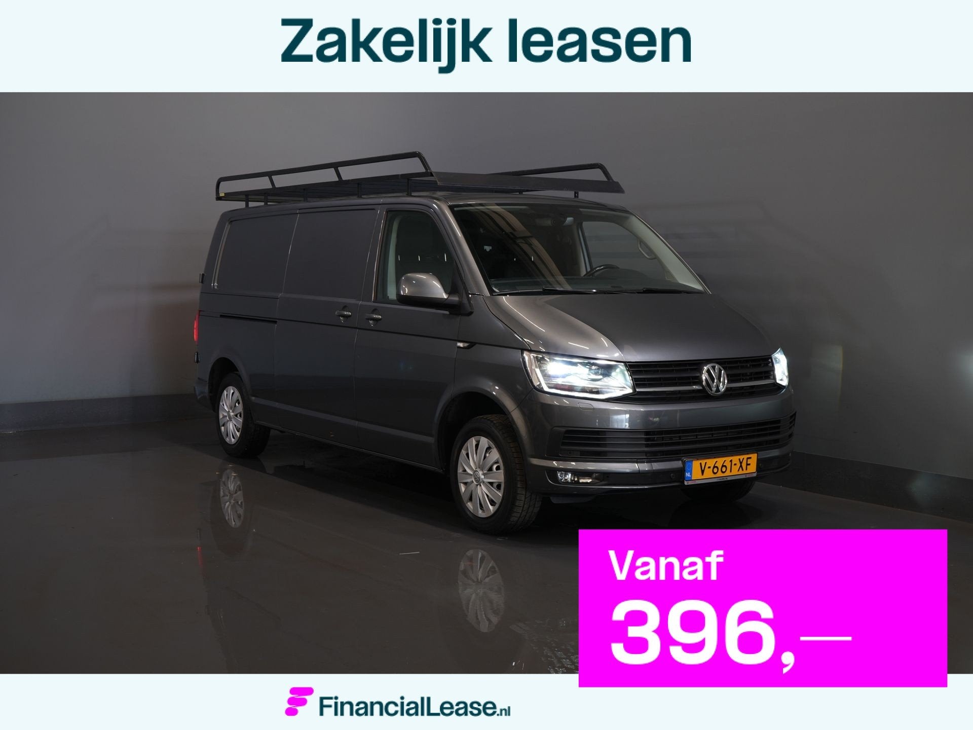 Volkswagen Transporter 2.0 TDI 150 pk DSG Aut. L2 MARGE LED/, Stof, Gebruikt, 4 cilinders, 150 pk