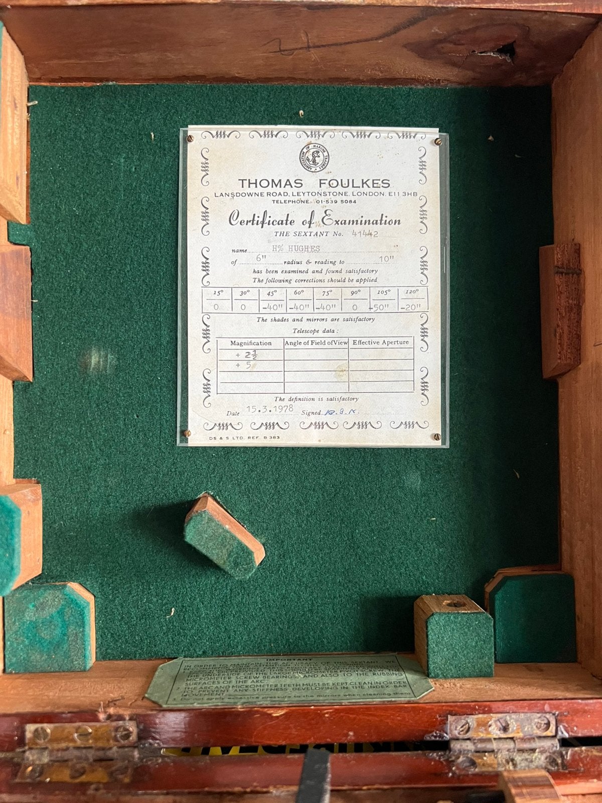 VINTAGE MARITIEME SEXTANT HENDRY HUGHES & Son Ltd, Verzamelen, Ophalen of Verzenden, Gebruikt, Motorboot of Zeilboot