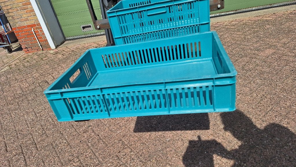 vleesbak krat bak kratten 40x60x13 / 40x60x23 cm, Ophalen, Gebruikt, Blauw, Kunststof