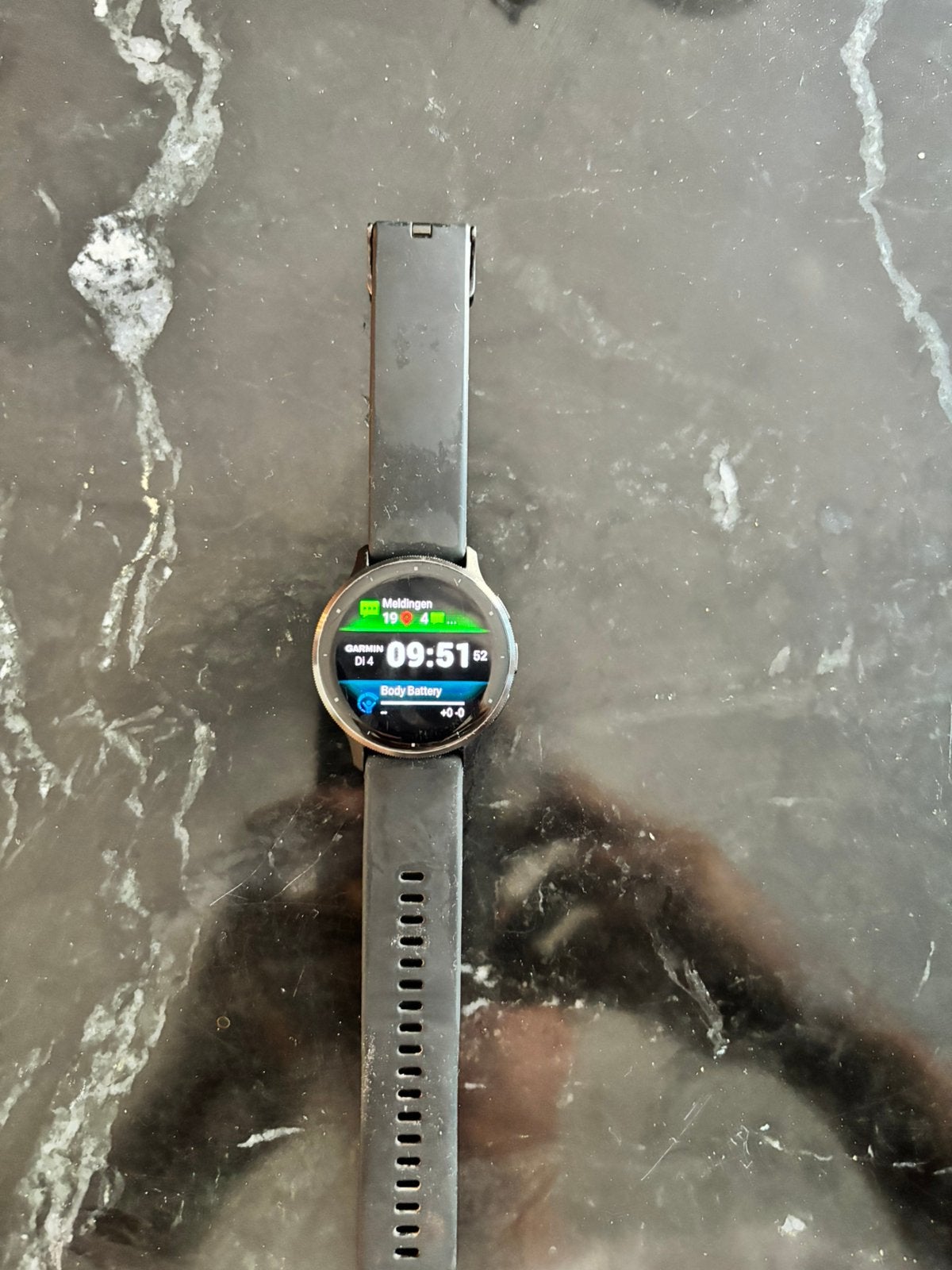 Zgan Garmin venu 3, Zwart, Ophalen of Verzenden, Zo goed als nieuw, Waterdicht