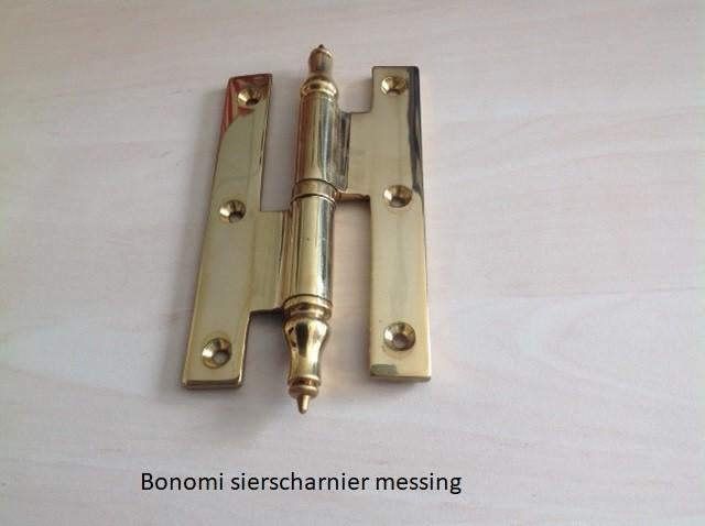 Bonomi sier scharnier messing 601G, Scharnier, -, Nieuw, Ophalen of Verzenden