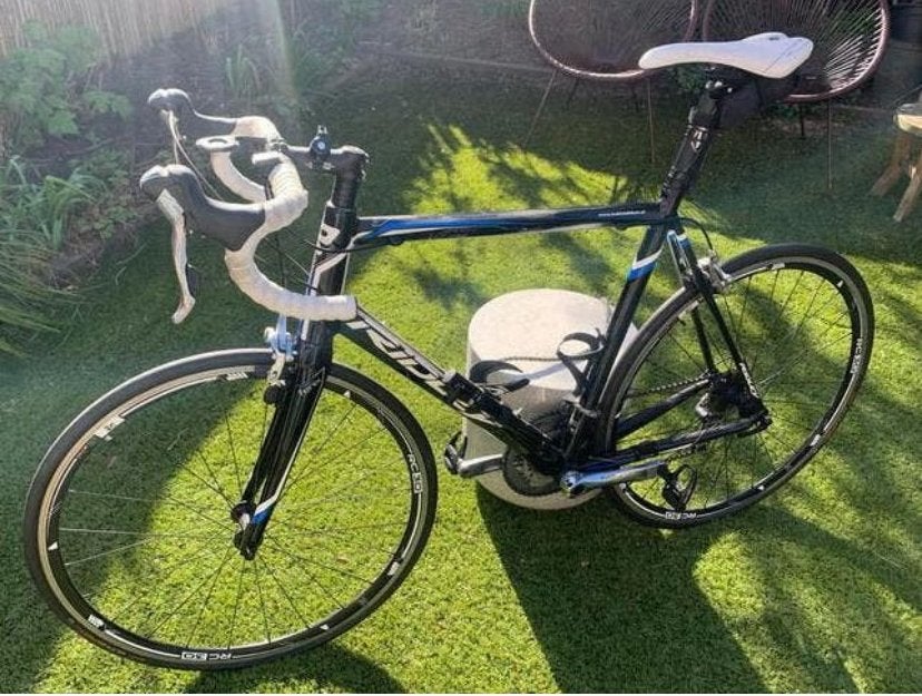 Ridley Fenix 7005 racefiets met Polar V650 en verlichting, 28 inch, Gebruikt, Aluminium, 57 tot 61 cm