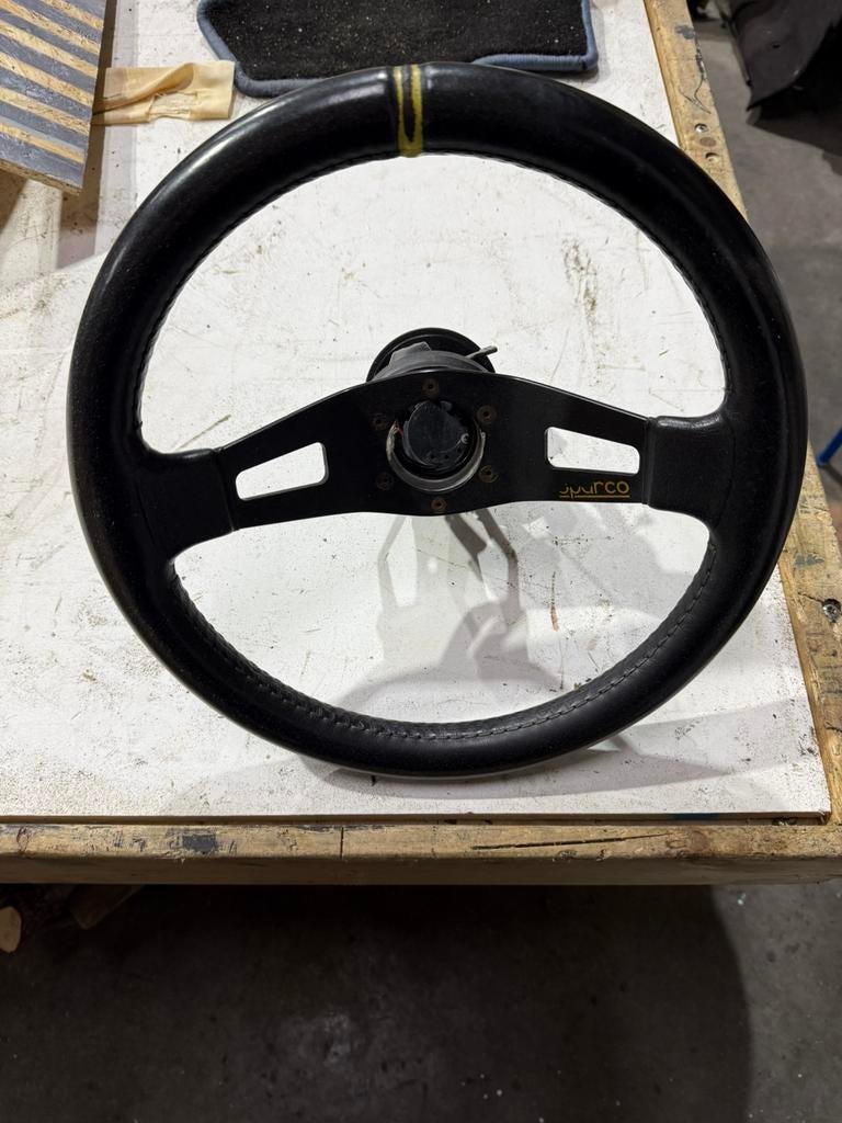 Sparco stuur 2 spaaks, Auto-onderdelen, Besturing, Ophalen of Verzenden, Gebruikt