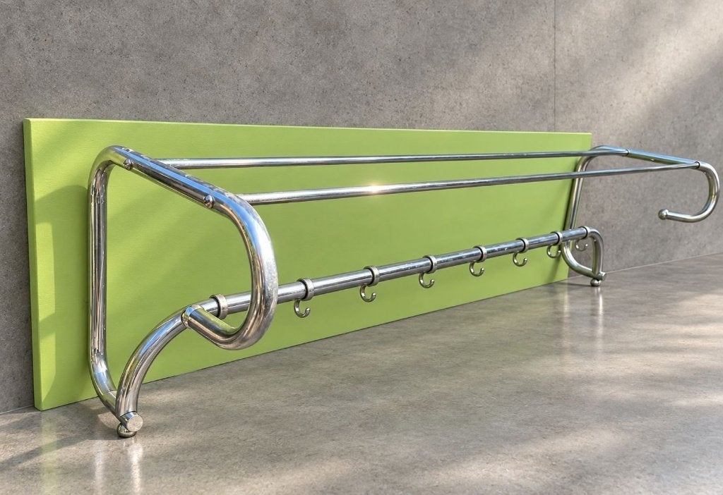 Vintage/mid-century kapstok in Gispen-stijl, Huis en Inrichting, Gebruikt, Minder dan 100 cm, Hout, Ophalen