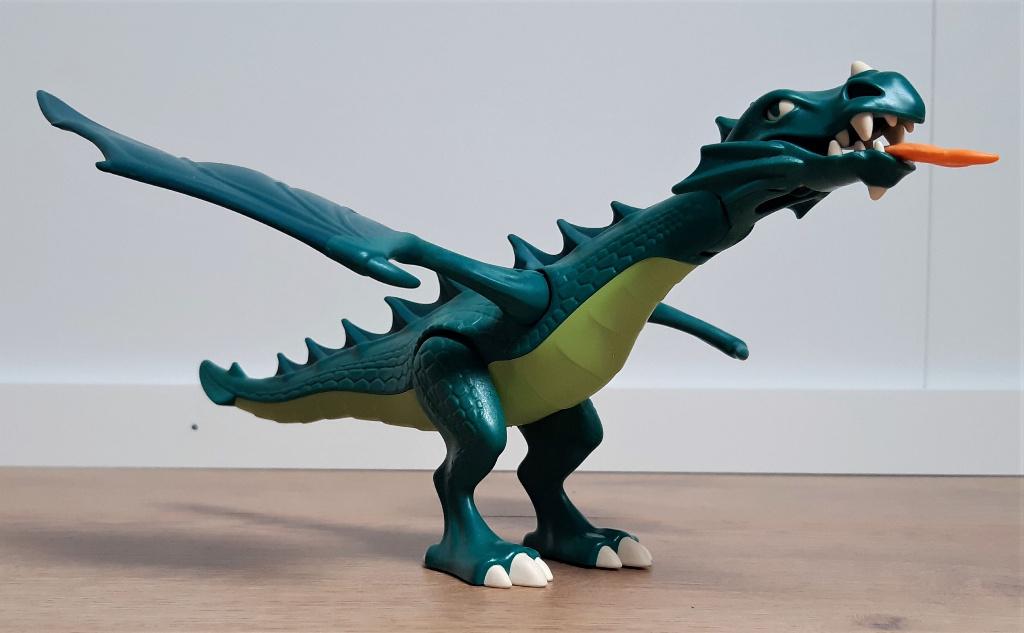 Playmobil 7481 Groene draak, Ophalen of Verzenden, Zo goed als nieuw, Complete set