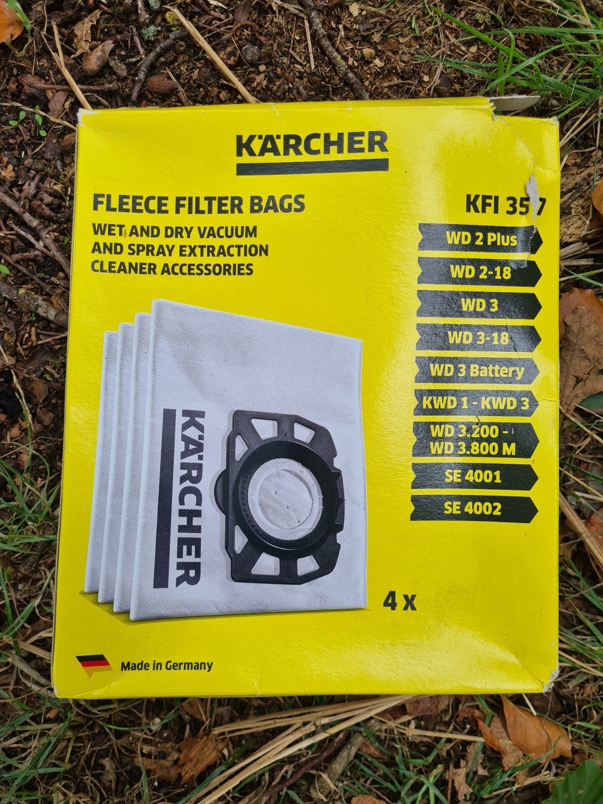 Kärcher KFI 357 stofzakken nat/droog, Ophalen of Verzenden, Nieuw