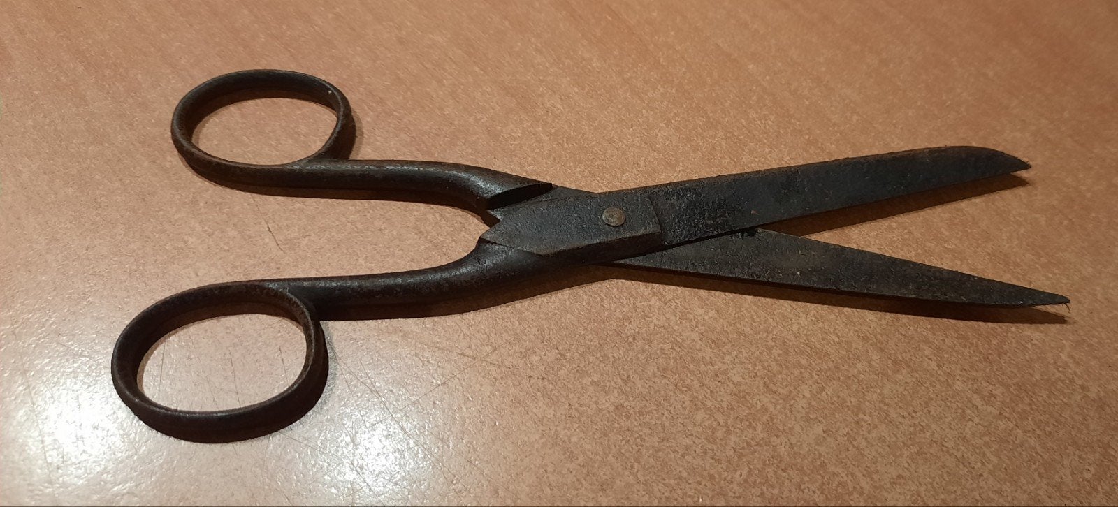 NS237 Schaar vintage metaal lgt 18 cm echt oud !!!, Verzenden
