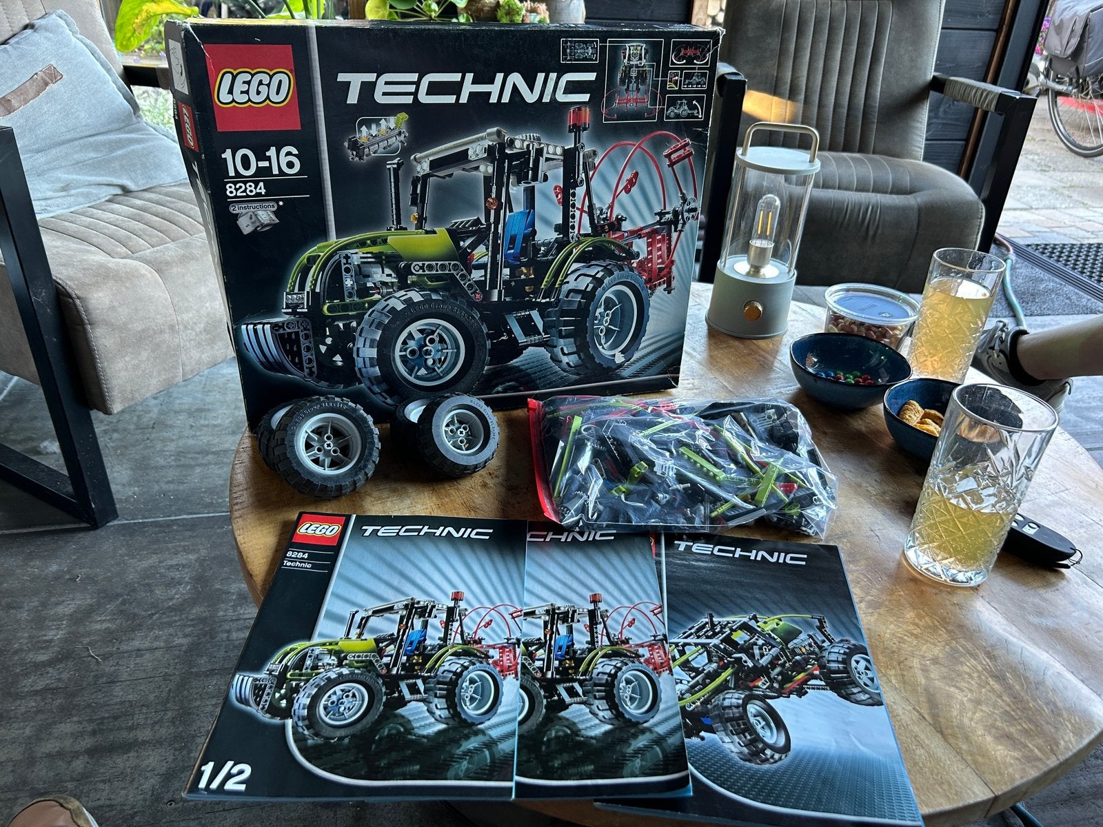 Lego Technic 8284 Tractor Trekker, Compleet, Gebruikt, Lego, Ophalen of Verzenden