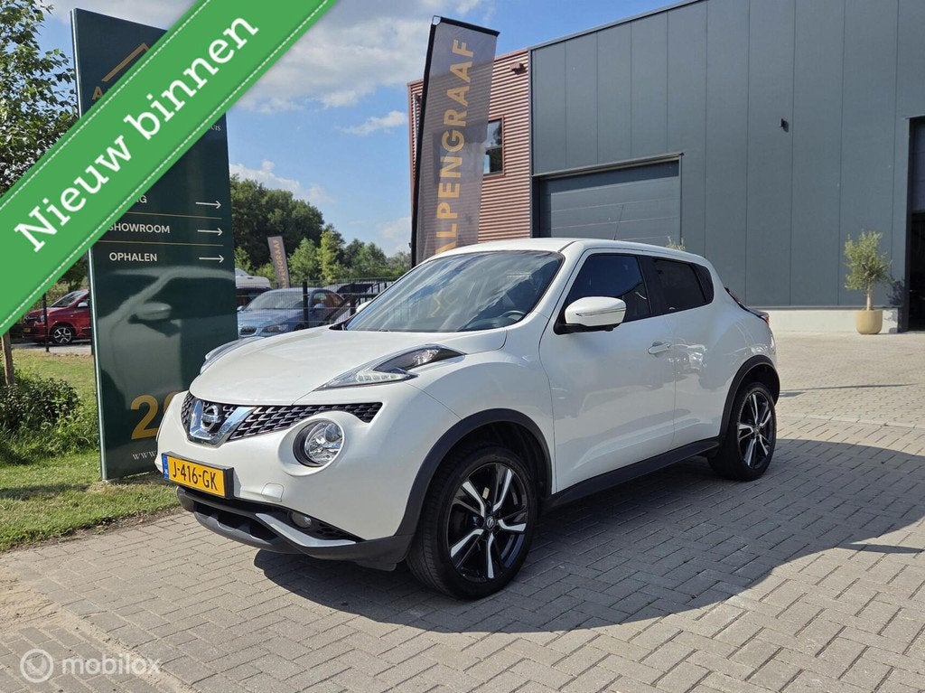 Nissan Juke 1.2 DIG-T S/S N-Vision 360Camera|Navi|Led|Crui, Auto's, Nissan, Voorwielaandrijving, Euro 6, 116 pk, Wit