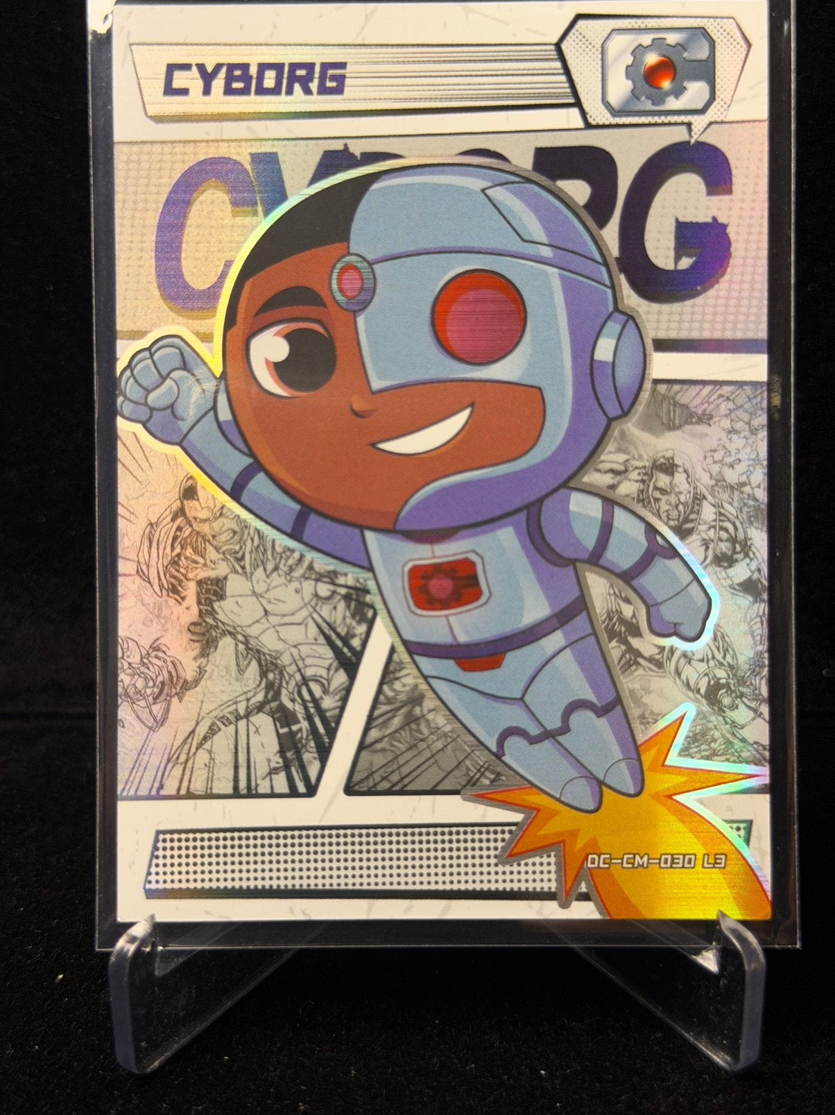 Kayou DC Glory of the Universe 2 Chibi Cyborg DC-CM-030 L3, Verzenden, Nieuw, Losse kaart, Foil