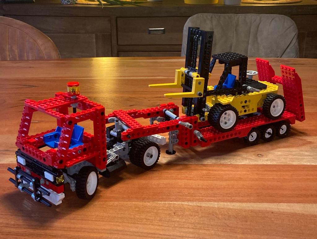 Lego technic 8872 forklift transport, Compleet, Gebruikt, Lego, Ophalen of Verzenden