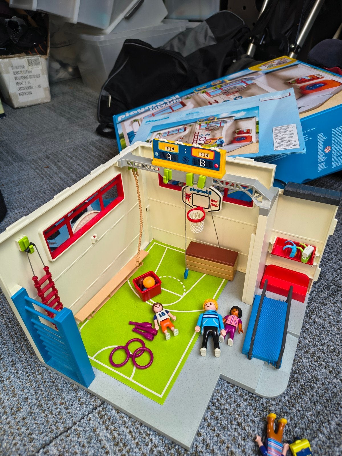Playmobil City Life Gymzaal (9454) - Bijna Compleet, Ophalen of Verzenden, Gebruikt, Jongen of Meisje