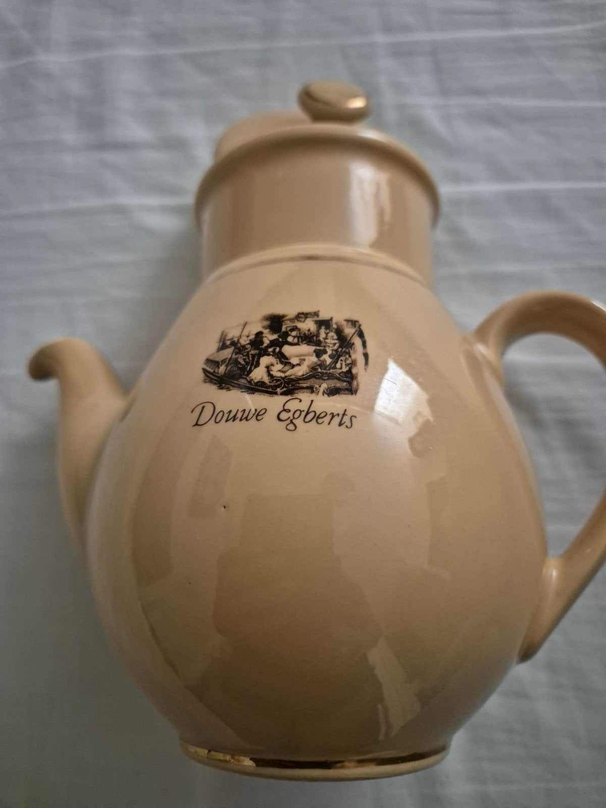 Vintage Douwe Egberts Koffiepot - Crèmekleurig, Ophalen
