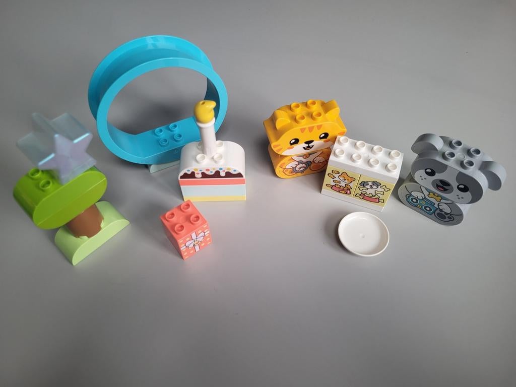 Lego duplo Mijn eerste puppy en kitten met geluid - 10977, Overige thema's, Ophalen of Verzenden, Zo goed als nieuw, Compleet