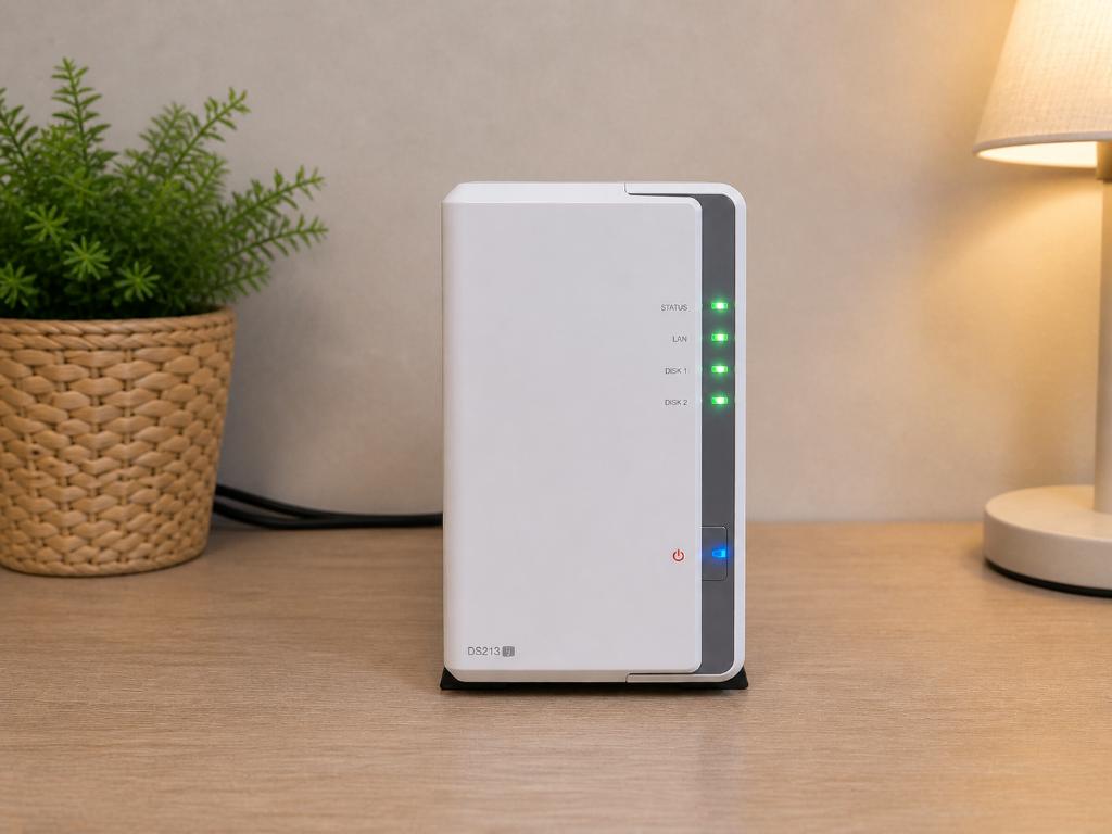 Snelle Synology DS213j NAS – Zo goed als nieuw, Ophalen of Verzenden, Zo goed als nieuw