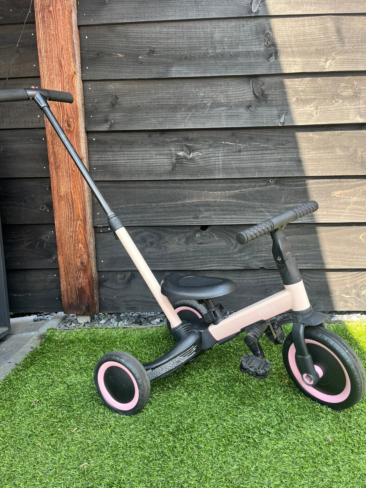 Billy 4 in1 Driewieler met duwstang, Kinderen en Baby's, Speelgoed | Buiten | Skelters, Ophalen, Gebruikt, Overige merken