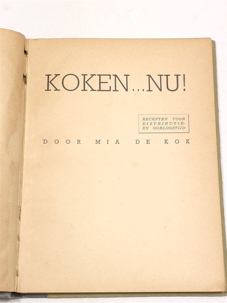 Koken Nu — Recepten Distributie- en Oorlogstijd 1942, Verzenden, Gelezen, Nederland en België