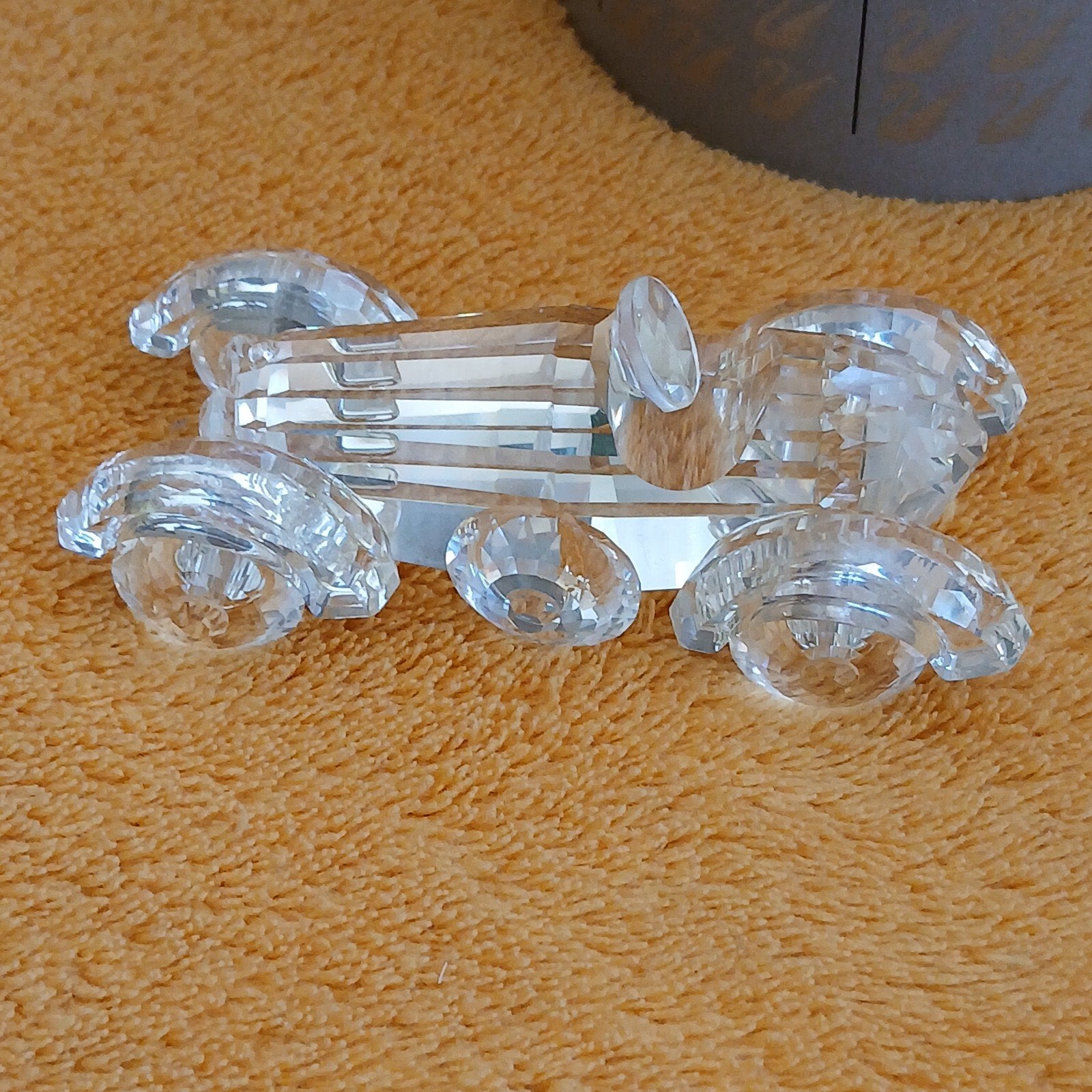 Swarovski Kristal Auto Figuurtje - Vintage Decoratie, Verzamelen, Swarovski, Ophalen of Verzenden, Zo goed als nieuw, Figuurtje